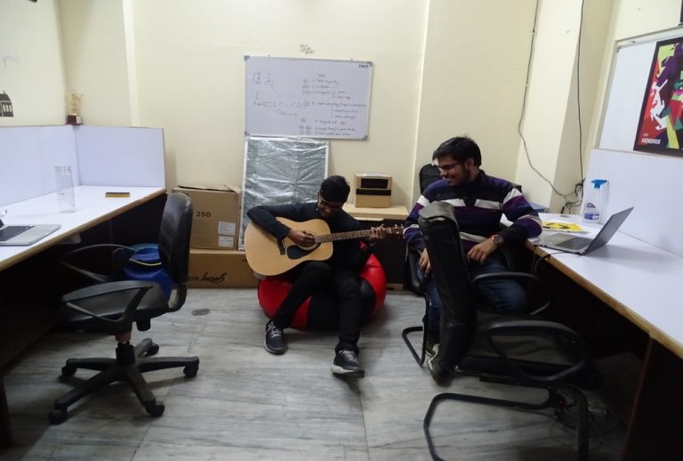 Aakar and Tabish chilling around